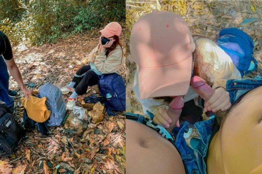 Sex mới em gái bị hai anh phang bên suối